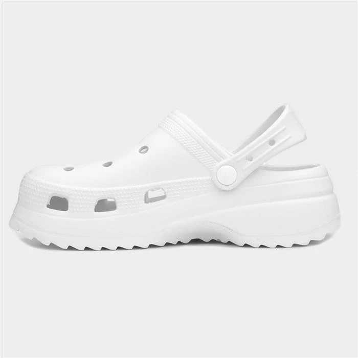 Truffle Fergie Womens White Platform Clog 4 Truffle Fergie Womens White Platform Clog - Image 2