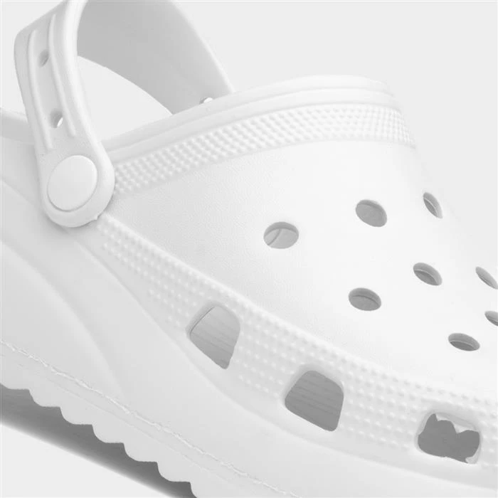 Truffle Fergie Womens White Platform Clog 6 Truffle Fergie Womens White Platform Clog - Image 4