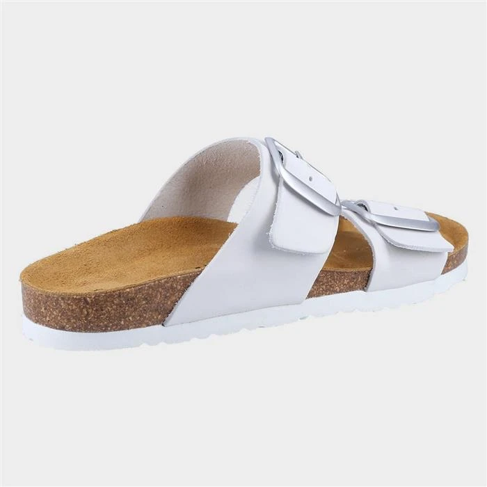 Hush Puppies Kimberly Womens White Mule Sandal 4 Hush Puppies Kimberly Womens White Mule Sandal - Image 2