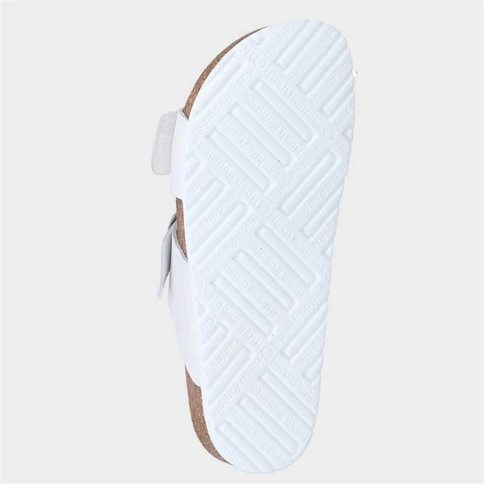 Hush Puppies Kimberly Womens White Mule Sandal 5 Hush Puppies Kimberly Womens White Mule Sandal - Image 3