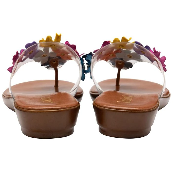 Lotus Womens Multi-Coloured Toe-Post Sandals 4 Lotus Womens Multi-Coloured Toe-Post Sandals - Image 2