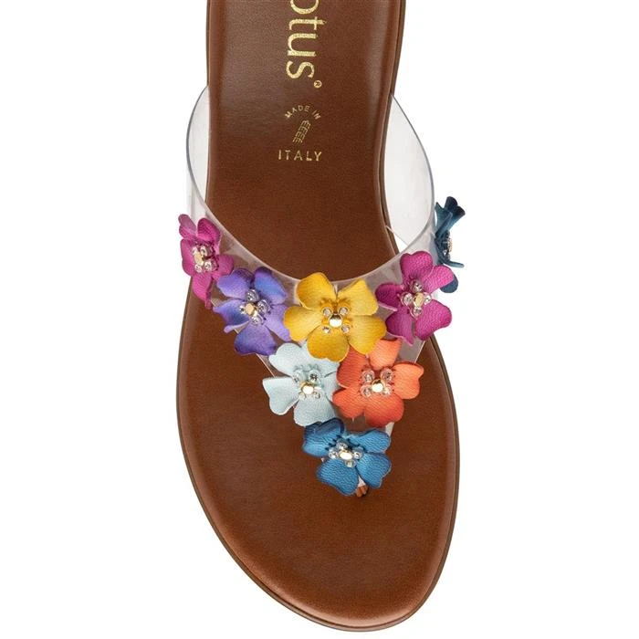 Lotus Womens Multi-Coloured Toe-Post Sandals 5 Lotus Womens Multi-Coloured Toe-Post Sandals - Image 3