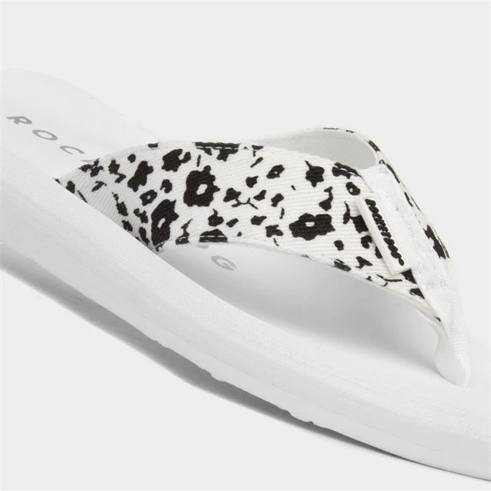 Rocket Dog Spotlight Lyon Womens White Flip Flop 6 Rocket Dog Spotlight Lyon Womens White Flip Flop - Image 4