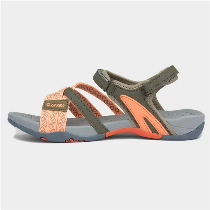 Hi-Tec Savanna II Womens Peach And Taupe Sandal 4 Hi-Tec Savanna II Womens Peach And Taupe Sandal - Image 2