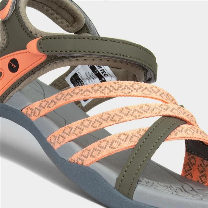 Hi-Tec Savanna II Womens Peach And Taupe Sandal 6 Hi-Tec Savanna II Womens Peach And Taupe Sandal - Image 4