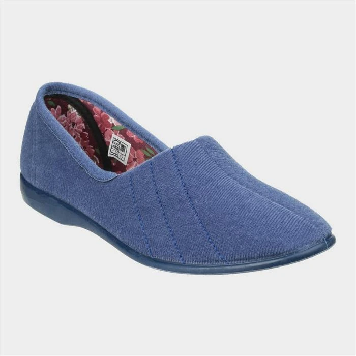 GBS Audrey Womens Blue Slipper 3 GBS Audrey Womens Blue Slipper