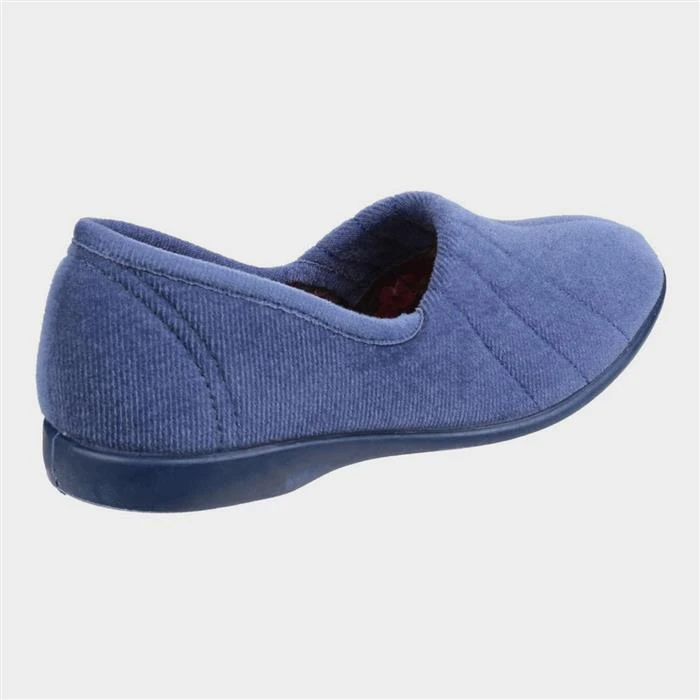 GBS Audrey Womens Blue Slipper 4 GBS Audrey Womens Blue Slipper - Image 2