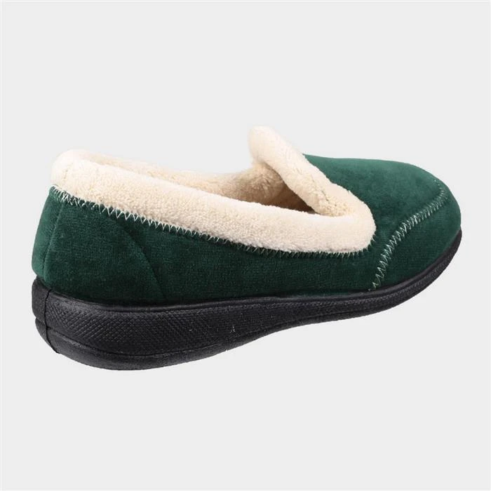 Fleet & Foster Maier Womens Green Slipper 4 Fleet & Foster Maier Womens Green Slipper - Image 2