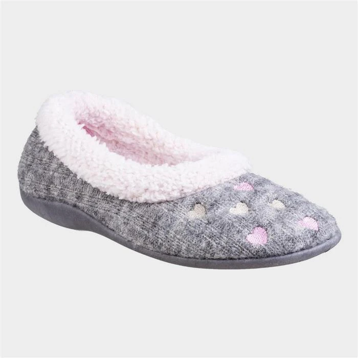 Fleet & Foster Alaska Womens Grey Slipper 3 Fleet & Foster Alaska Womens Grey Slipper