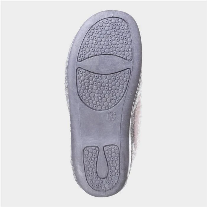 Fleet & Foster Alaska Womens Grey Slipper 5 Fleet & Foster Alaska Womens Grey Slipper - Image 3