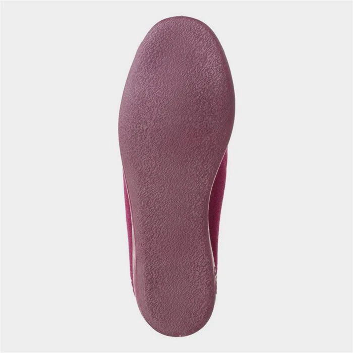 GBS Audrey Womens Burgundy Slipper 5 GBS Audrey Womens Burgundy Slipper - Image 3
