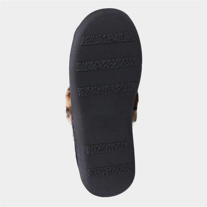 Fleet & Foster Gracemere Womens Black Slipper 5 Fleet & Foster Gracemere Womens Black Slipper - Image 3