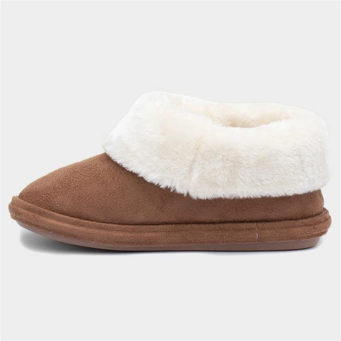 Jo & Joe Chiltern Womens Tan Bootie 4 Jo & Joe Chiltern Womens Tan Bootie - Image 2