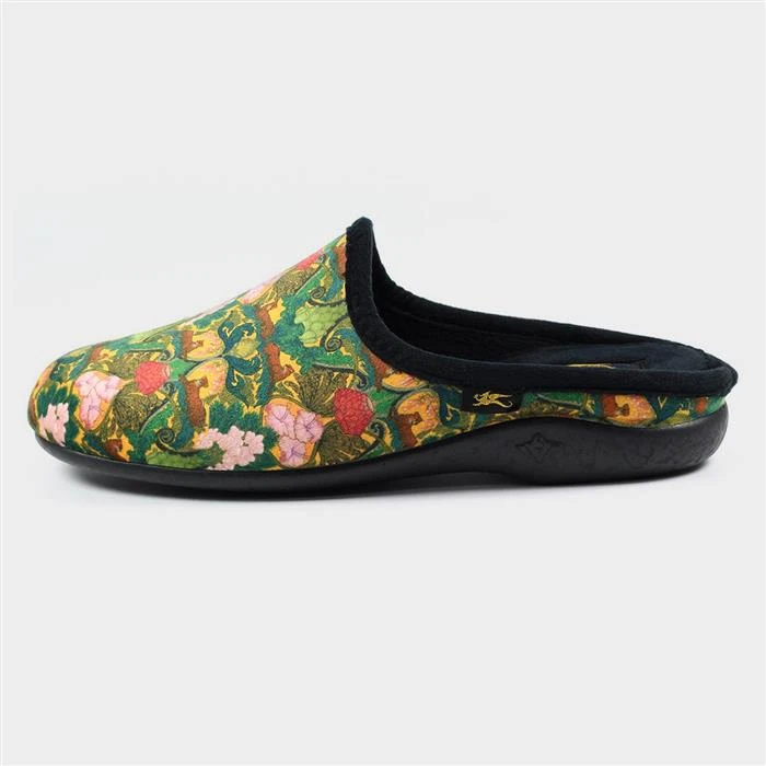 Laurence Llewelyn-Bowen Ivana Green Mule Slipper 4 Laurence Llewelyn-Bowen Ivana Green Mule Slipper - Image 2