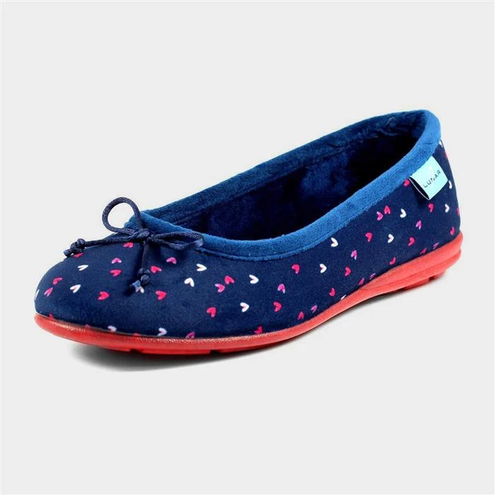 Lunar Kansas Womens Navy Pump Slipper 4 Lunar Kansas Womens Navy Pump Slipper - Image 2