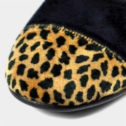 Lunar Jessie Womens Black Ocelot Pump Slipper -UK Shoe Sales 2024 692124 3 L04.20220914000150