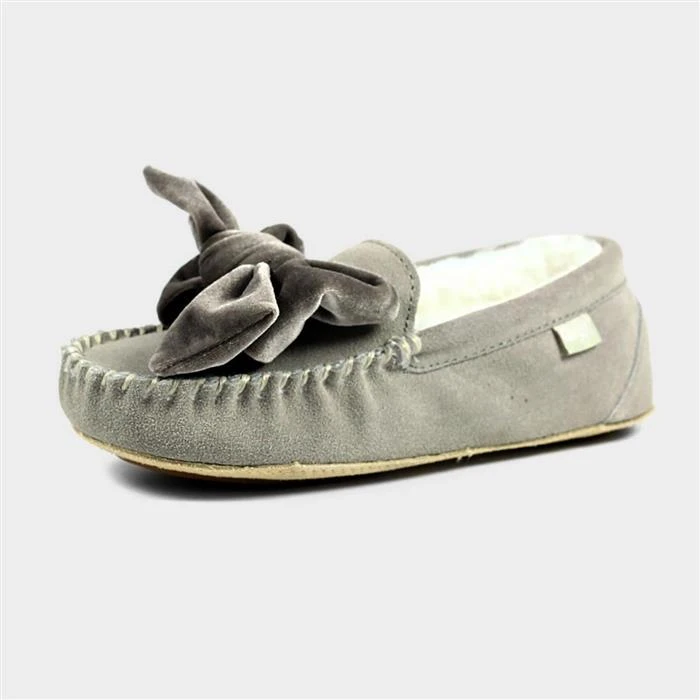 Lazy Dogz Brook Grey Suede Slipper 4 Lazy Dogz Brook Grey Suede Slipper - Image 2