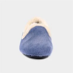 Lunar Shake Womens Blue Faux Fur Slipper