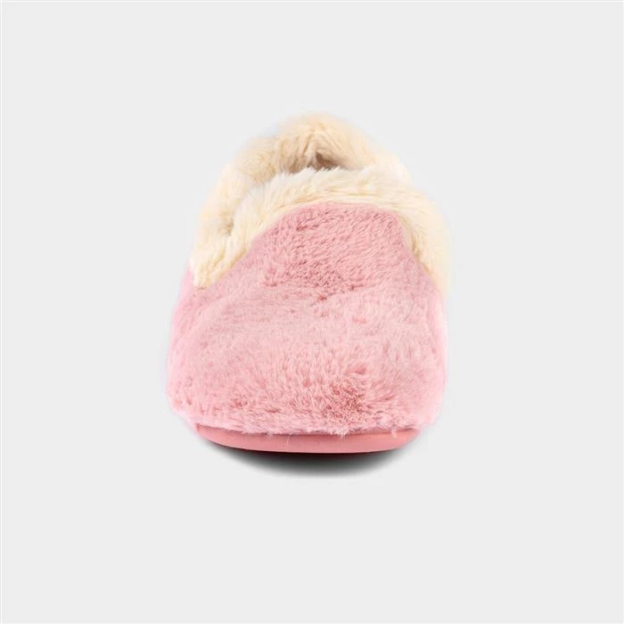 Lunar Shake Womens Pink Faux Fur Slippers 3 Lunar Shake Womens Pink Faux Fur Slippers