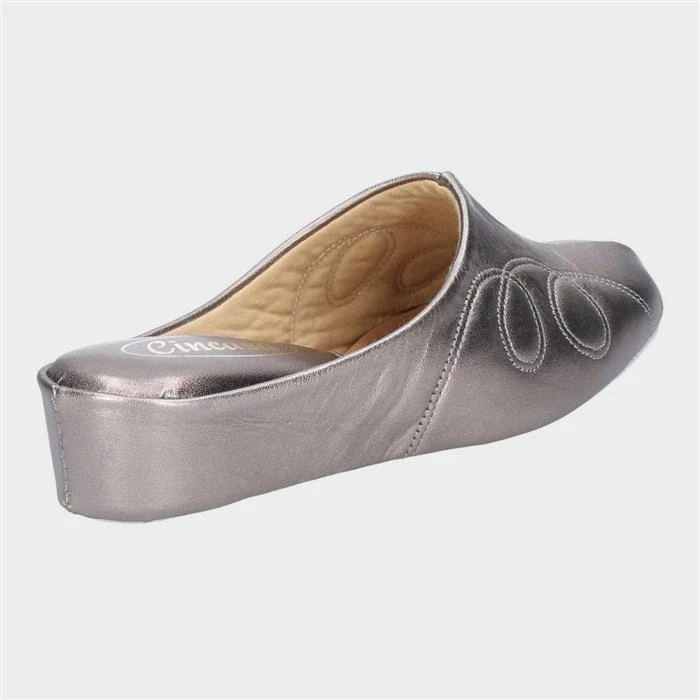 Cincasa Mahon Womens Metallic Leather Slipper 4 Cincasa Mahon Womens Metallic Leather Slipper - Image 2
