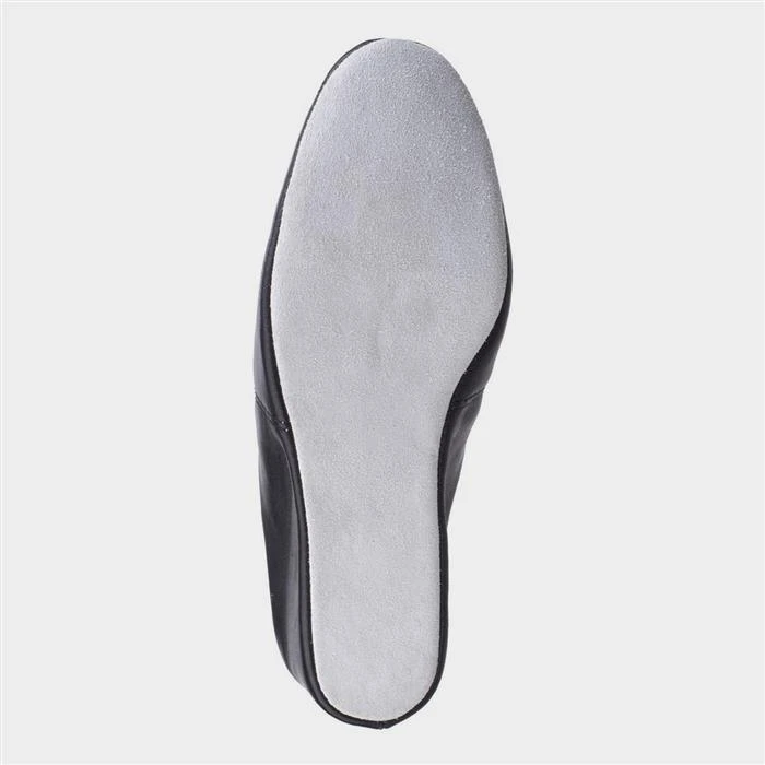 Cincasa Mahon Womens Black Leather Slipper 5 Cincasa Mahon Womens Black Leather Slipper - Image 3