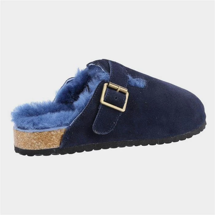 Cotswold Ruspidge Womens Blue Mule Slipper 4 Cotswold Ruspidge Womens Blue Mule Slipper - Image 2