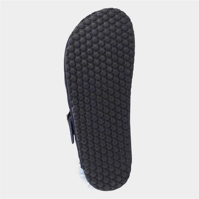 Cotswold Ruspidge Womens Blue Mule Slipper 5 Cotswold Ruspidge Womens Blue Mule Slipper - Image 3