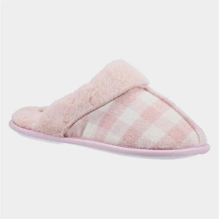 Fleet & Foster Neath Womens Pink Mule Slipper 3 Fleet & Foster Neath Womens Pink Mule Slipper