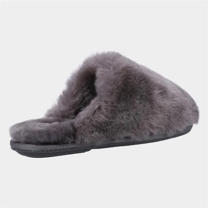 Cotswold Salperton Womens Grey Mule Slipper 4 Cotswold Salperton Womens Grey Mule Slipper - Image 2