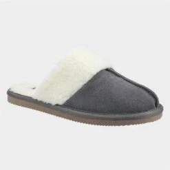 Hush Puppies Arianna Womens Grey Mule Slipper
