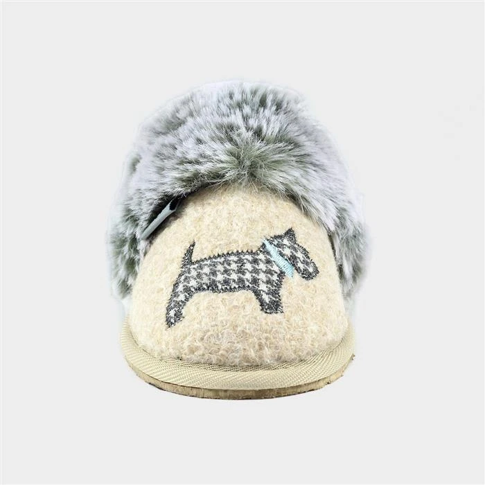 Lazy Dogz Scottie III Womens Beige Faux Fur Mule 3 Lazy Dogz Scottie III Womens Beige Faux Fur Mule