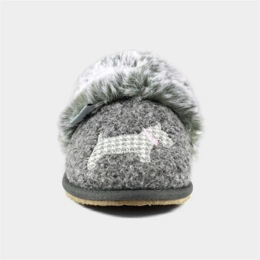 Lazy Dogz Scottie III Womens Grey Faux Fur Mule -UK Shoe Sales 2024 693117 3 L02.20221225000120