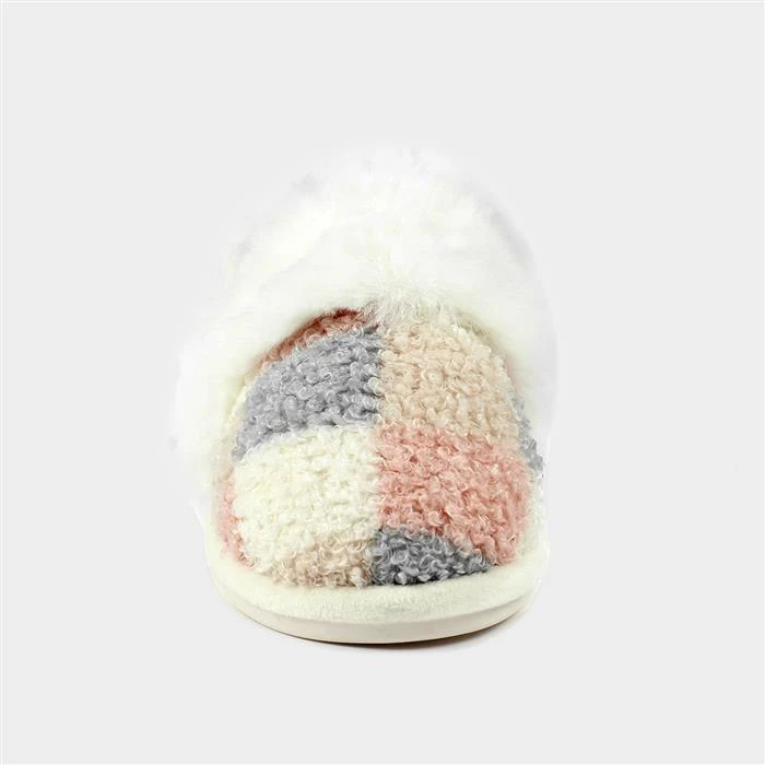 Lunar Kayden Womens Pink Multi Mule Slipper 3 Lunar Kayden Womens Pink Multi Mule Slipper