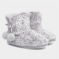 The Slipper Company Grey Leopard Womens Bootie 11 The Slipper Company Grey Leopard Womens Bootie -UK Shoe Sales 2024 694025 2 L06.20230127000138