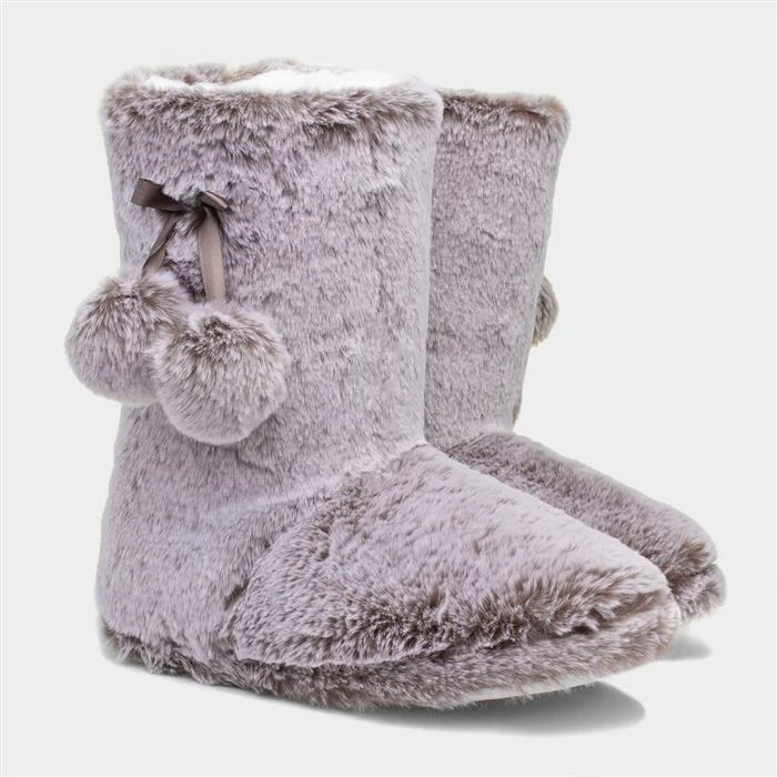 The Slipper Company Womens Mink Faux Bootie 7 The Slipper Company Womens Mink Faux Bootie - Image 5
