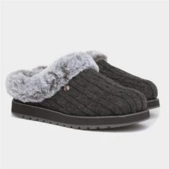 Skechers Keepsakes Ice Angel Womens Grey Slipper -UK Shoe Sales 2024 69548 2 L06.20230822000302