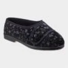 GBS Nola Womens Black Extra Wide Fit Slipper 2 GBS Nola Womens Black Extra Wide Fit Slipper -UK Shoe Sales 2024 699088 3 L02.20230802000202