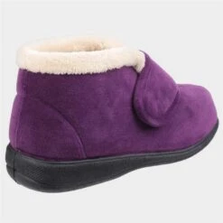 Fleet & Foster Levitt Womens Purple Bootie Slipper