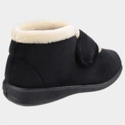 Fleet & Foster Levitt Womens Black Bootie Slipper