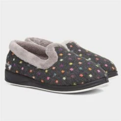 Padders Repose Womens Grey Full Slipper -UK Shoe Sales 2024 699242 2 L06.20221104000611