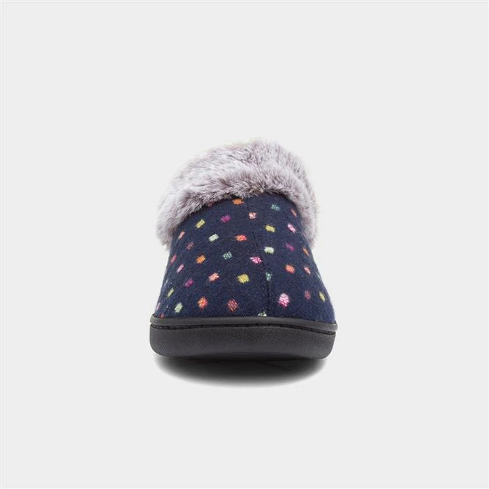Padders Dora Womens Blue Spot Slipper 3 Padders Dora Womens Blue Spot Slipper