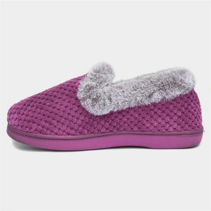 Padders Misha Womens Pink Popcorn Slipper 4 Padders Misha Womens Pink Popcorn Slipper - Image 2