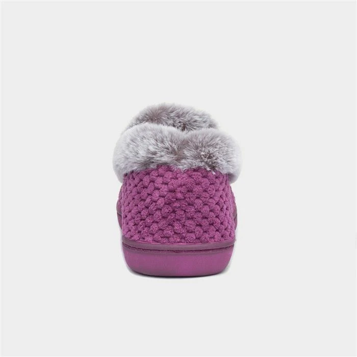 Padders Misha Womens Pink Popcorn Slipper 5 Padders Misha Womens Pink Popcorn Slipper - Image 3