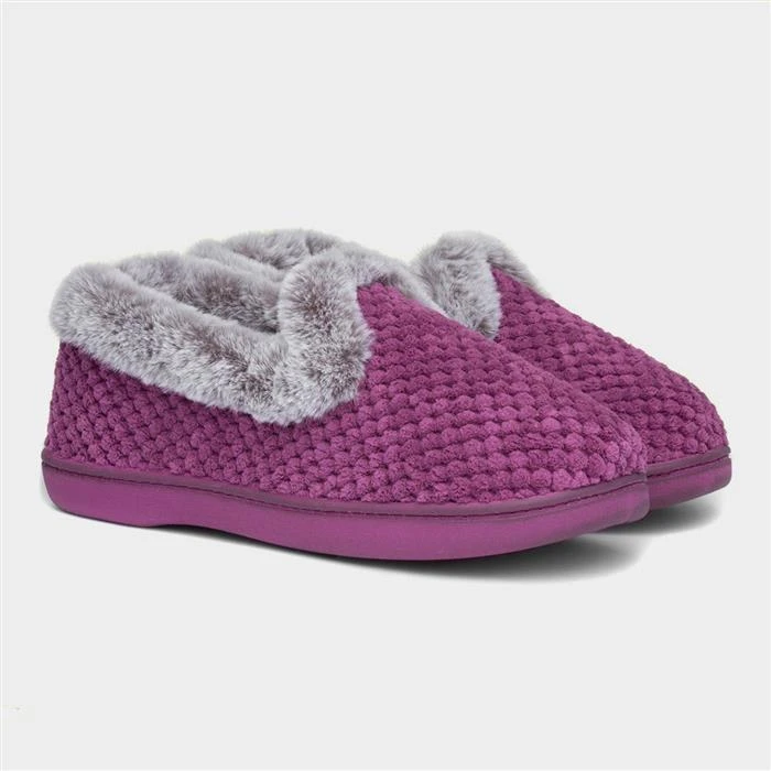 Padders Misha Womens Pink Popcorn Slipper 7 Padders Misha Womens Pink Popcorn Slipper - Image 5