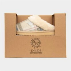 Jo & Joe Shetland Womens Oatmeal Mule Slipper -UK Shoe Sales 2024 699486 2 L05.20230801000152