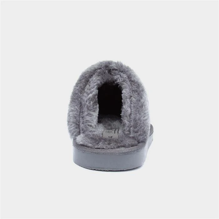 Jo & Joe Tiggi Womens Grey Star Mule 5 Jo & Joe Tiggi Womens Grey Star Mule - Image 3