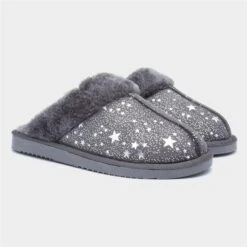Jo & Joe Tiggi Womens Grey Star Mule 11 Jo & Joe Tiggi Womens Grey Star Mule -UK Shoe Sales 2024 699489 2 L06.20230308000308