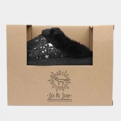 Jo & Joe Tiggi Womens Black Star Mule Slippers 10 Jo & Joe Tiggi Womens Black Star Mule Slippers -UK Shoe Sales 2024 699491 2 L05.20230308000309