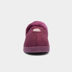 Jo & Joe Snuggle Womens Burgundy Mule Slipper