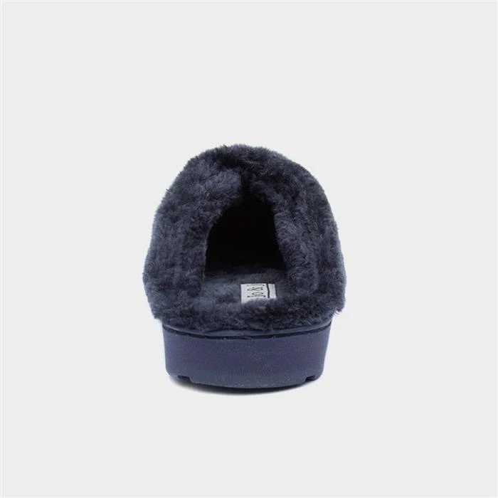 Jo & Joe Snuggle Womens Navy Mule Slipper 5 Jo & Joe Snuggle Womens Navy Mule Slipper - Image 3